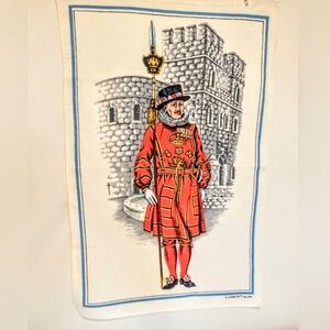 Vintage Lamont Linen Tea Towel - Beefeater London